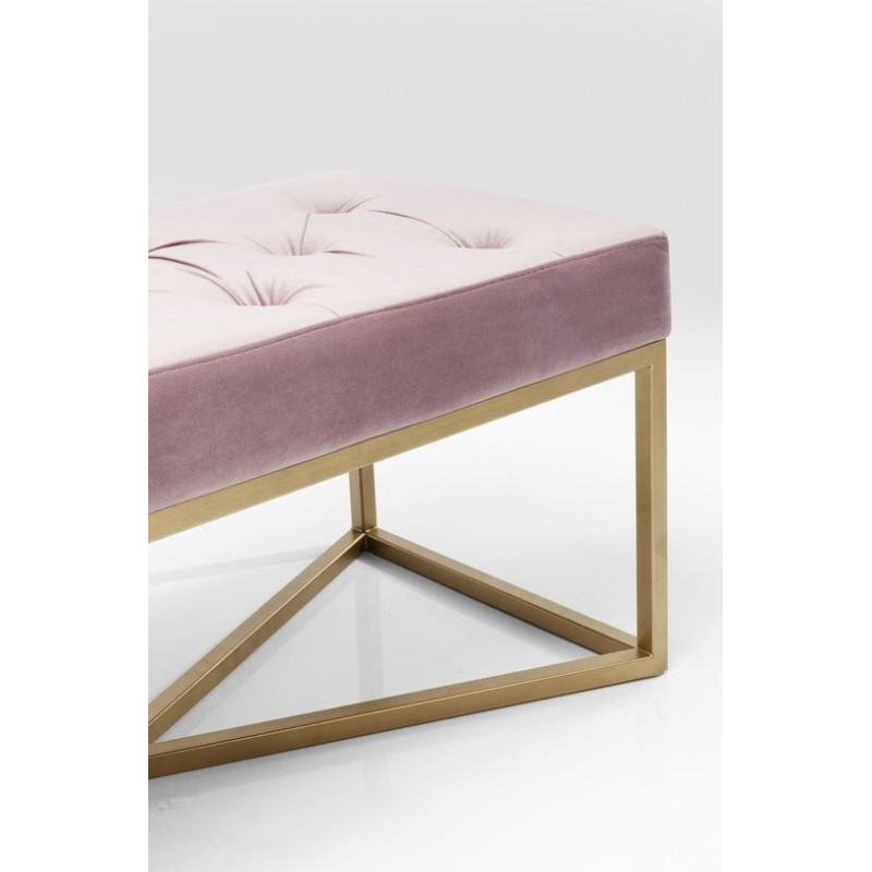 Bench Crossover Rose Brass 90x40cm